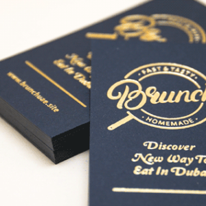Foiling Business Cards