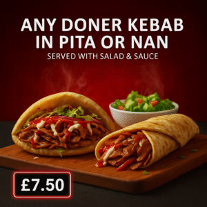 A1 Backlit Menu Screen Poster