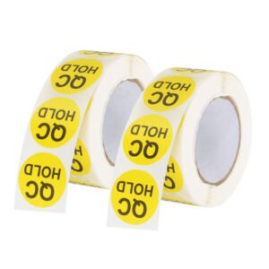 Custom Size Stickers on Rolls