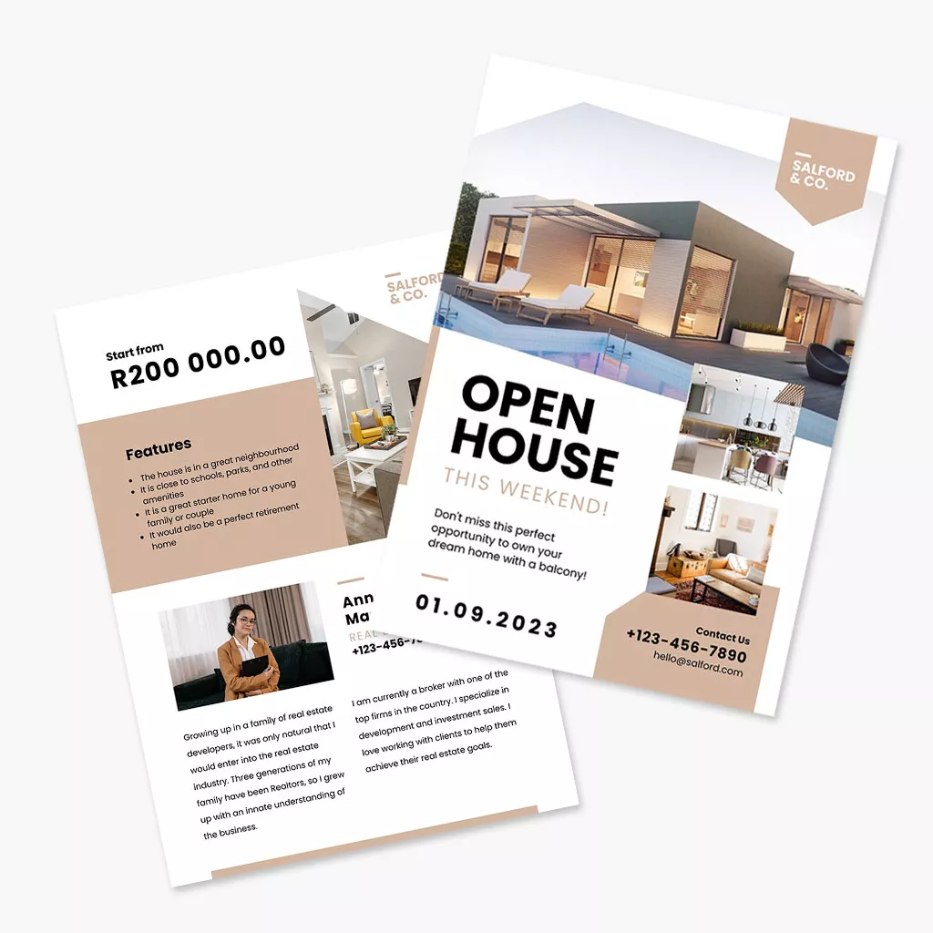 A5 Double-Sided Flyers Design