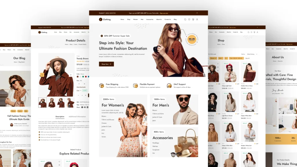 custom web design